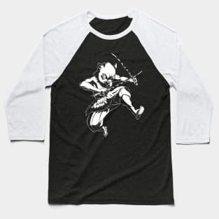 Demon Slayer Inosuke Hashibira Action Custom Color Baseball T-Shirt